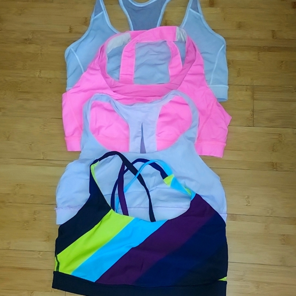 Lululemon Sports Bras size 8 - set of 4